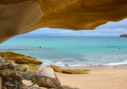 Title: Ocean Beach Rocks, Image Category: Landscape